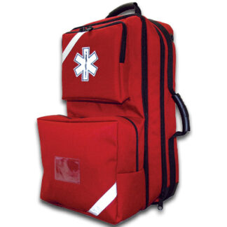 O2 / Trauma / AED Backpack – Red