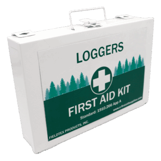 Logger’s First Aid Kit – Metal Case Edition (OSHA Compliant)