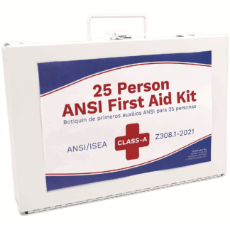 ANSI A 25 Person Metal First Aid Kit