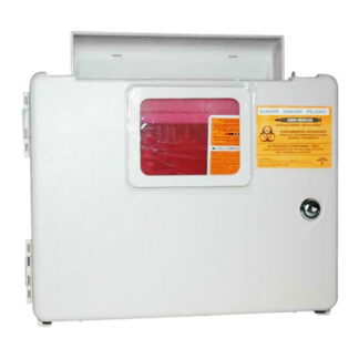 Locking Sharps Container Cabinet