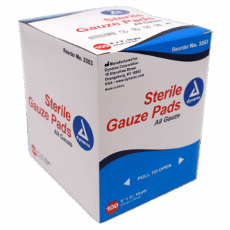 Gauze Pads 3″ x 3″ (100/Bx)