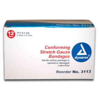 Roll Gauze 3″ x 4 Yds. (12/Pkg)