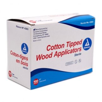 Cotton-Tip Applicator 3″ 2Pk (100/Box)