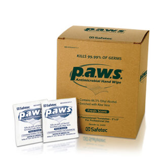 P.A.W.S Antimicrobial Hand Wipes (100/Bx)