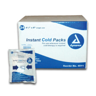 Dynarex Instant Cold Pack 4″ x 5″ (24/Cs)