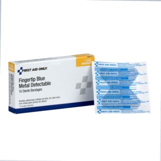 Blue Metal Detectable Fingertip Bandages (10/Bx)