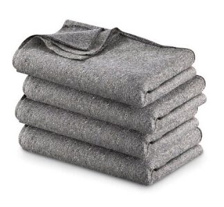 Fire Resistant Wool Blanket 62″X80″