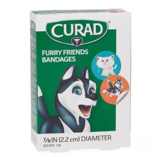 Curad Furry Friends Adhesive Kids Bandages