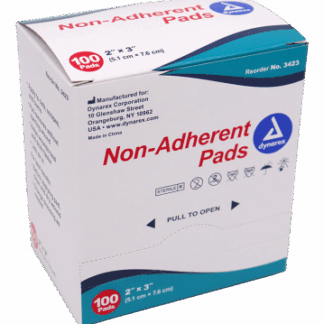 Non-Adhering Pads 2″ x 3″ (100/Bx)