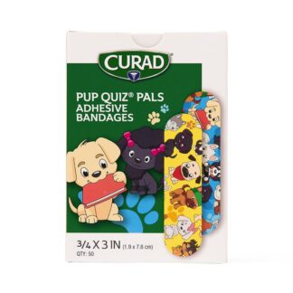 Curad Pup Quiz Pals Adhesive Kids Bandages