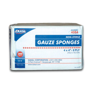 Non-Sterile Gauze Sponges 4″ x 4″ (200/Pk)