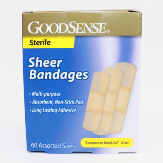 Sheer Adhesive Bandages Assorted Sizes