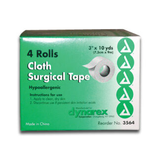 Cloth Surgical Tape 3″ x 10 Yds. (4/Bx)