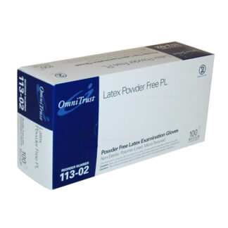 Latex Gloves Medium – Omni Trust (100/Box)