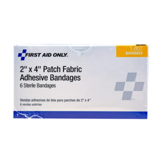 Extra Large Fabric Bandages 2″ x 4″ (6/Bx)