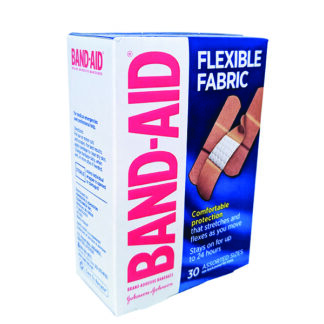 Flexible Assorted. Fabric Band-Aids (30/Bx)