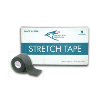 Lightweight Elastic Stretch Tape – Black – 2″ x 7.5Yds (24/Cs)