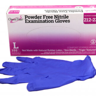 Omnitrust Nitrile Powder Free Gloves – Large (100/Bx)