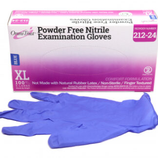 Omnitrust Nitrile Powder Free Gloves – x-Large (100/Bx)