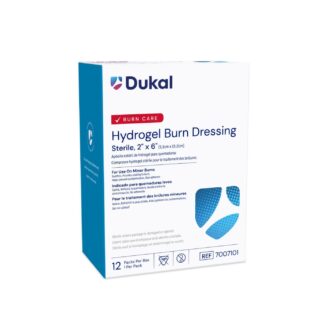Dukal 2″ x 6″ Hydrogel Burn Dressing (12/Box)