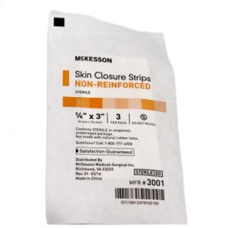 Wound Closure Strips 1/4″ x 3″ 3 Strips