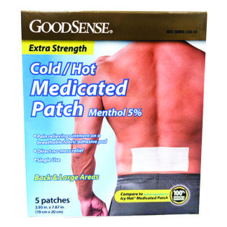 Cold & Hot Medicated Patches 5/Pk