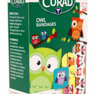 Curad Kids Owl Assorted Bandages 20/Ct