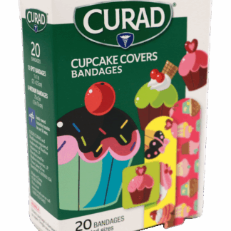 Curad Kids Cupcake Assorted Bandages 20/Ct