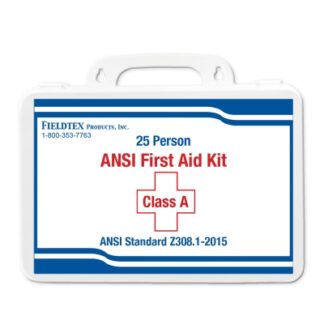 ANSI A 25 Person Plastic First Aid Kit